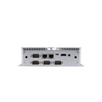 Ordinateur industriel embarqué sans ventilateur EVUC Intel N100, 4 ports COM RS232/RS485, double Ethernet Gigabit, prise en charge Type-C M.2, large stock disponible
