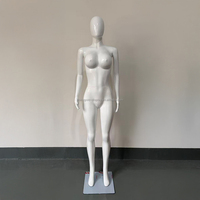 Maniquíes de Plástico ABS Dorado Brillante, Talla Grande, Postura de Pie, para Ropa de Mujer con Curvas, Modelo BBL Mina