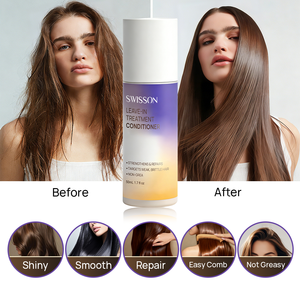 Après-shampoing réparateur <span class=keywords><strong>sans</strong></span> rinçage végétalien nourrissant anti-casse au panthénol et à l'huile de camélia, ingrédients naturels, 70g <span class=keywords><strong>pour</strong></span> <span class=keywords><strong>cheveux</strong></span> secs - Product Image 2