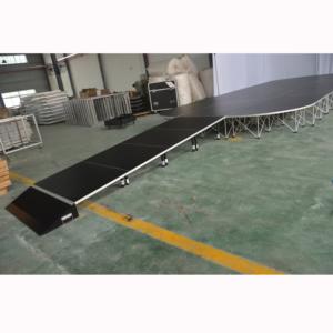 เวทีอลูมิเนียมแบบโมดูลาร์ เวทีพกพา เวทียกพื้น เวทีแคทวอล์ค - Product Image 6