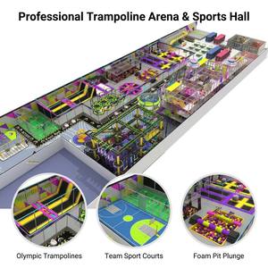 Mega Complexe d'Aventures et de Sports Intérieur : Parcours Aventure Intégré, Parc de Trampolines et Centre de Divertissement Familial Multi-Zones - Product Image 4