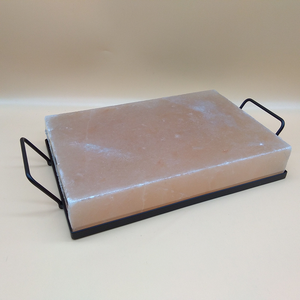 Piedra de Sal Rosa del Himalaya Cuadrada de 20x20x4cm para Cocinar, Uso en Cocina, Infusión Mineral Saludable, Certificación HACCP - Product Image 4