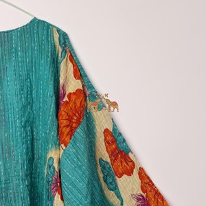 New Indian Traditional Handmade Quilted Patchwork <strong>Jacket</strong> for <strong>Women</strong> Bohemian Vintage Kantha Kimono