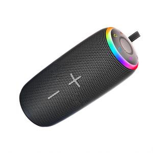 Altavoz inalámbrico con luz LED, columna de PC resistente al agua, reproductor de música para exteriores Super Bass, Subwoofer, regalo, <span class=keywords><strong>Boombox</strong></span> con FM - Product Image 4