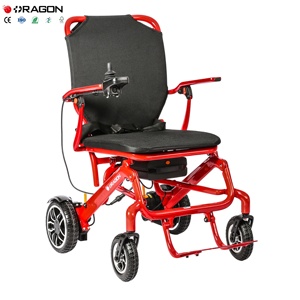 Fauteuil roulant électrique pliable en fibre de carbone Dragon, nouvelle arrivée, pour personnes handicapées, personnes âgées, utilisation en voyage, équipement de mobilité léger - Product Image 1