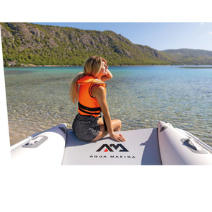 Bateau pneumatique double coque <span class=keywords><strong>AQUA</strong></span> <span class=keywords><strong>MARINA</strong></span> AIRCAT 285*160cm en PVC, pour la navigation en eaux ouvertes, capacité 4 personnes, moteur 3.7kW, DWF - Product Image 4