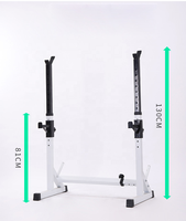 Support de squat pour équipement de gymnastique multifonction Power Barbell Rack Squat Stand