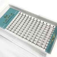 Extensions de cils coniques Pro, en forme d'éventail, prêts-à-poser poser poser soi-même, à pointes étroites, thermo-collées, 0.03mm, 0.05mm