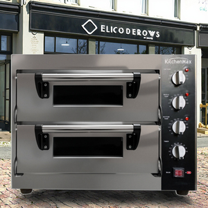 Electric 3 Deck 6-Tray Commercial Deck Oven <strong>Digital</strong> Control Adjustable Thermostat Stainless Steel Construction 1 Year Bakery - Product Image 1