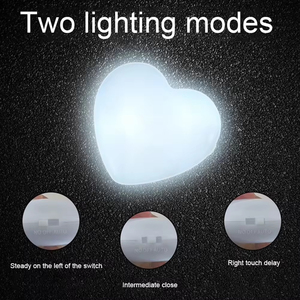 Luz LED para Bolso con Sensor Táctil, Forma de Corazón, Estrella, Redonda, con Clip, para Mujer, Regalos para el Día de la Madre - Product Image 3