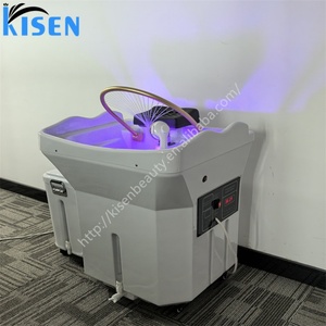 ชุดอ่างสระผมเคลื่อนที่ KISEN พร้อมระบบนวดศีรษะด้วยน้ำวนแบบพกพา พร้อมถังเก็บน้ำ - Product Image 6