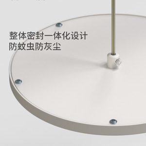 โคมไฟเพดานบริดจ์ลักซ์แบบฟูลสเปกตรัม LED ทรงกลมสามหัว สีขาว ป้องกันแสงแยงตา สำหรับให้แสงสว่างภายในบ้าน - Product Image 4