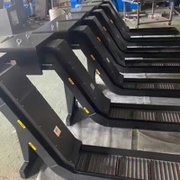 Mesin bubut CNC CIP efisiensi tinggi kustom jalur perakitan Mesin konveyor ditingkatkan dengan pelat magnetik untuk pembentukan kepingan