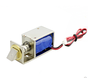 LY-03 <span class=keywords><strong>mini</strong></span> từ solenoid khóa 12V DC 0.4A đột quỵ 10 mét tủ điện cửa hiệu quả cao - Product Image 3