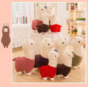 Peluche Alpaca giocattoli simpatici di simulazione alpaca bestia ragazze cuscino di peluche bambola peluche bestia creativa alpaca peluche peluche