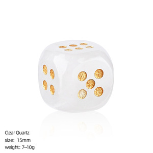Vente en gros d'usine de dés en jade naturel sculptés à la main, de qualité supérieure, pour les jeux de société, produits de loisirs et de divertissement personnalisés. - Product Image 2