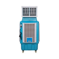 Ventilateur de refroidisseur d'air AC/ DC de grande capacité de réservoir d'eau extérieur et intérieur debout au sol