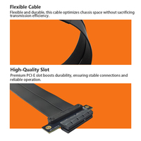 Câble Riser PCI-E 4.0 X4 X8 X16 Flexible Gen 4 pour Carte Graphique GPU, Autres Accessoires Informatiques