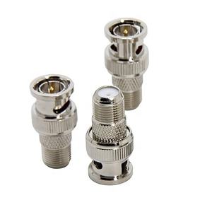 قابس ذكر <span class=keywords><strong>BNC</strong></span> 75ohm 50ohm إلى F أنثى ، RG6 RG59 RF موصل محوري محوري للماسح الضوئي - Product Image 1