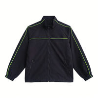 Heren softshell waterdichte eco-vriendelijke windbreaker jas met contrasterende opstaande kraag, winddichte zijritszakken en ademend materiaal