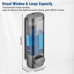 300ml nhựa rửa tay xà phòng chai phòng tắm chất lỏng xà phòng treo tường hướng dẫn sử dụng Báo Chí chất lỏng xà phòng - Product Image 2
