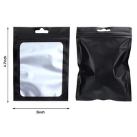 Emballage de stockage refermable personnalisé, sachet refermable en PE de qualité alimentaire, résistant aux odeurs, avec fermeture éclair, impression offset, fenêtre transparente personnalisée