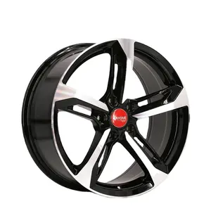 A014 Knife Design 5x100 5x112 5x114.3 Black Grey 18 Inch Alloy Passenger Car Wheels Rines For Audi