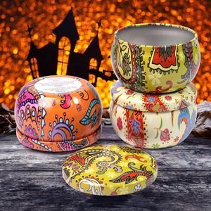 Tùy Chỉnh Giáng Sinh 16 Gói 2.5Oz <span class=keywords><strong>Mini</strong></span> Nhỏ Rỗng Vòng Nến Tin Với Nắp Kim Loại Lon Có Thể In Cho Nến Tin Quà Tặng Lưu Trữ - Product Image 4