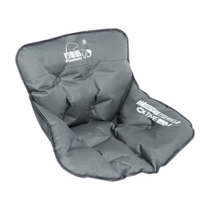 DiaoHaha Fishing <b>Chair</b> With <b>Padded</b> Seat And Backrest Gray Black Portable Foldable Oxford Cloth Outdoor Use - Product Image 1