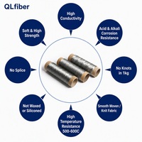 Stainless Steel Yarn for LED Costumes and Interactive Fashion, Conductive Sewing Thread for Makers and Designers