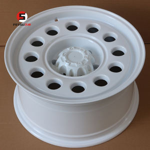 ล้อแม็กซ์อัลลอย Feisu สีขาวดำ ขนาด 17x8.5 6x139.7 สำหรับ<span class=keywords><strong>รถ</strong></span>กระบะออฟโรด  สำหรับ FJ Cruiser Lc95 - Product Image 6