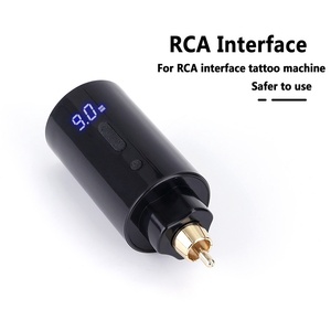 แหล่งจ่ายไฟไร้สายขนาดเล็ก 1400mAh พร้อมช่องต่อ RCA แบตเตอรี่แบบชาร์จได้สำหรับเครื่องสัก ใช้ในสตูดิโอ - Product Image 2