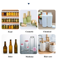 Machine d'étiquetage automatique électrique double face pour étiquettes en papier sulfurisé sur bouteilles rondes avec imprimante de date