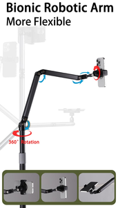 Soporte de Teléfono con Brazo Telescópico - Flexible, Multiángulo Ajustable, 114-168cm, Multiusos - Product Image 2