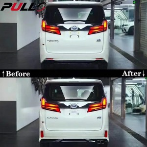 Car Body <strong>System</strong> for Alphard Modelista Small Kit Front Lip Rear <strong>Diffuser</strong> Exhaust Pipes <strong>7</strong>-shaped Day Running Lights - Product Image 5