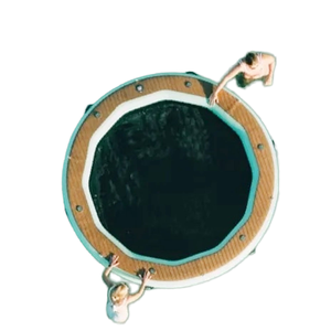 Plateforme flottante gonflable en PVC pour loisirs aquatiques multi-personnes - Product Image 1