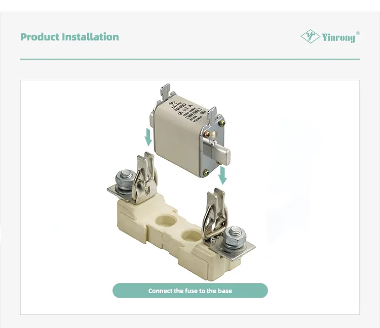 NH00 690 V a.c./d.c. - classe gG/gL - 4 a 160 ampères - tamanhos 00 Yinrong Marca da GALAXY