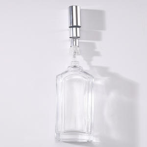 Flacon de parfum en verre de 100 ml avec bouchon à vis, carré et vide, pour sérum de soin de la peau et produits de maquillage, directement de l'usine - Product Image 2