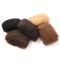 Cheveux vierges afro crépus en vrac grand paquet cheveux humains afro crépus en vrac pour dreadlock torsion tressage extensions de cheveux