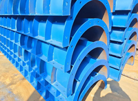 Système de coffrage en acier recyclable, coffrage métallique rigide pour les travaux d'infrastructure municipale