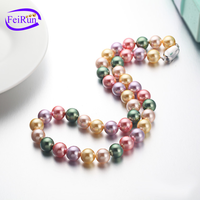 FEIRUN 10mm Perlmutt Perlenkette gemischte Farbe Preis