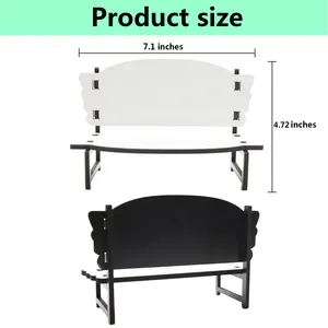Sublimation Memorial Bench Blanks MDF USA WAREHOUSE Wholesale DIY Customized Logo White Memorial Long Bench Sublimation