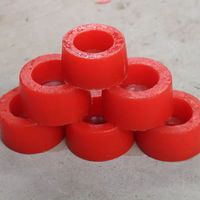 Bol de colle en polyuréthane moulé sur mesure Huayan pour machine de criblage vibrant, application haute température dans l'exploitation minière