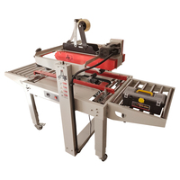 Automatique Réglable Petite Tête Alimentaire Carton Boîte Bande Fermeture Scellants Machine À Sceller Cas Scellant FXJ 6050 110V 60HZ Livraison Gratuite