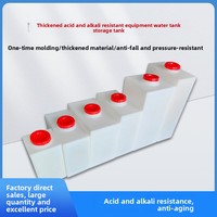 Réservoir de stockage carré en plastique épaissi, résistant aux acides et aux alcalis, de qualité alimentaire, moulé par rotation, pour machines de dosage, équipements et VR