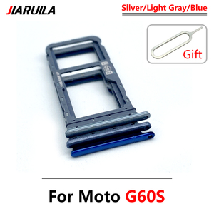 Bandeja de tarjeta SIM al por mayor para Moto G50 5G G60 <span class=keywords><strong>G60S</strong></span>, soporte/adaptador de ranura para tarjeta SIM, piezas de repuesto para reparación de teléfonos - Product Image 2