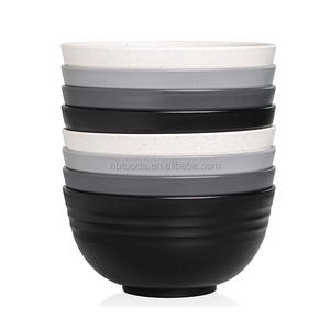 24 OZ Inquebrável Reutilizável Light Weight Plastic <span class=keywords><strong>Bowl</strong></span> cor logotipo personalizado Microondas Cereal Soup e Salad Bowls Atacado - Product Image 5