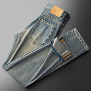 Jean décontracté élastique à jambe droite pour homme, couleur originale anti-décoloration, marque Niuchao, nouvelle collection automne 2026 - Product Image 6