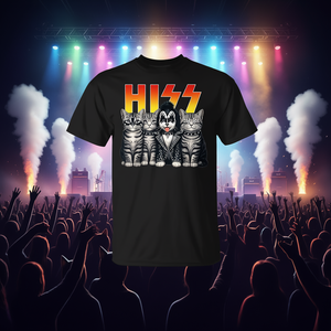 Camiseta Hiss Cats Rock Kittens Kitty Rocking Music para amantes de los gatos - Product Image 3