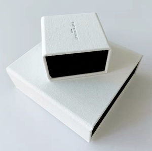 Chất Lượng Cao Thân Thiện Với Môi Vải Hộp Đồ Trang Sức Da Lộn Nhung Trang Sức Hộp Quà Tặng Với Logo - Product Image 2